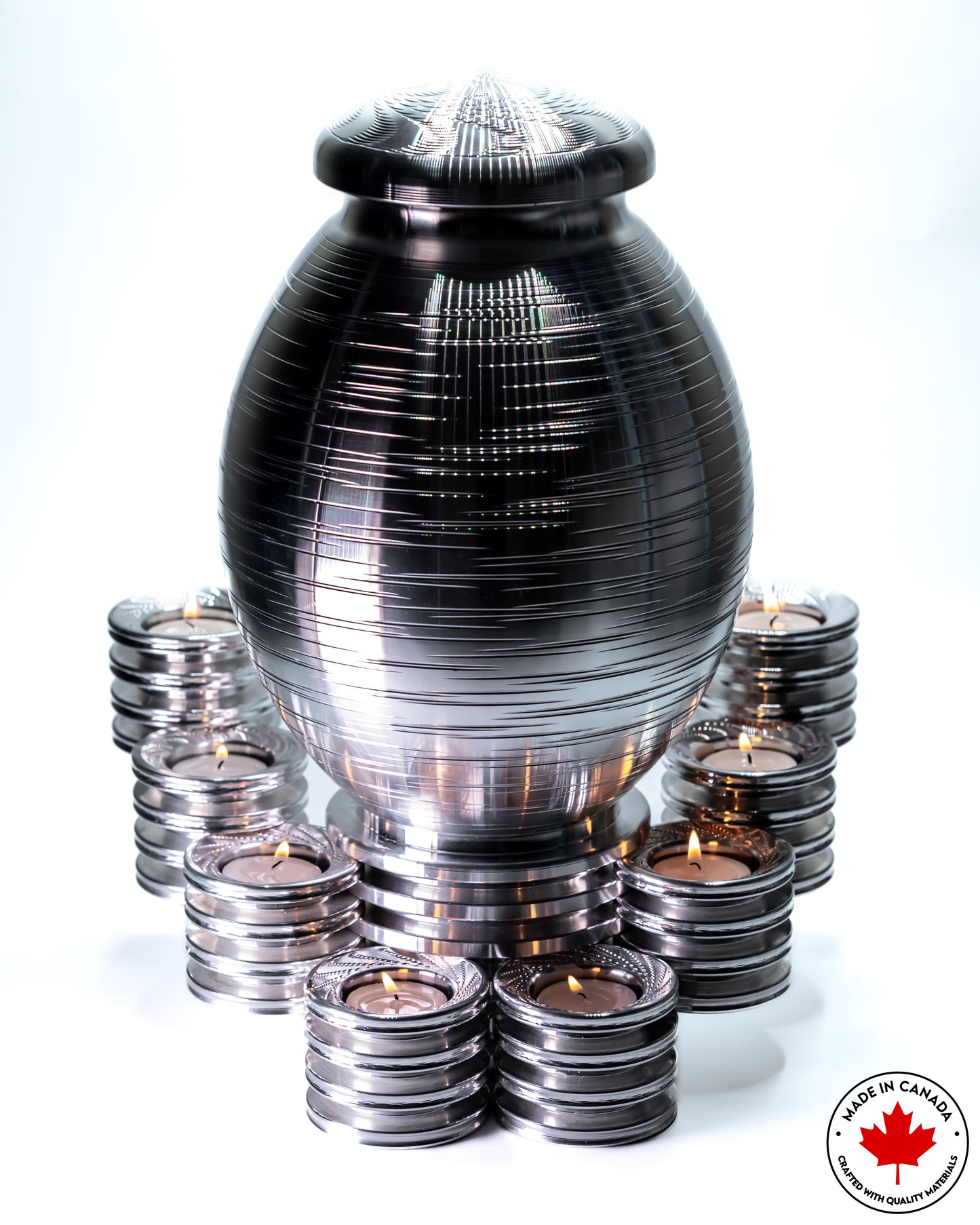 The Eternal Link Urn - With 8 Connecting Candleholders