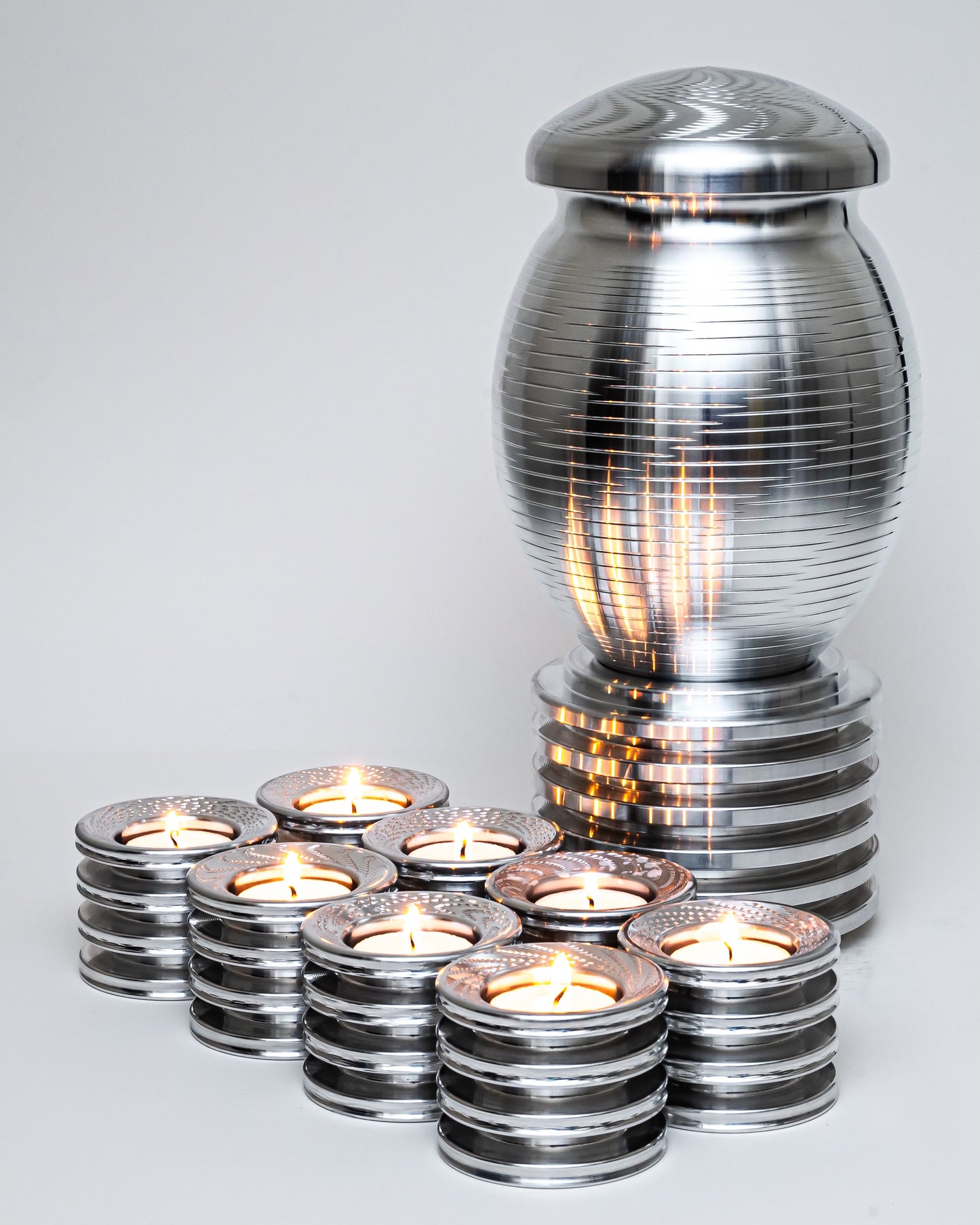 The Eternal Link Keepsakes - Individual Connecting Tealight Vessels